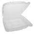 Novolex - Pactiv 9" Square Clear Hinged Lid Contnr  200 / cs