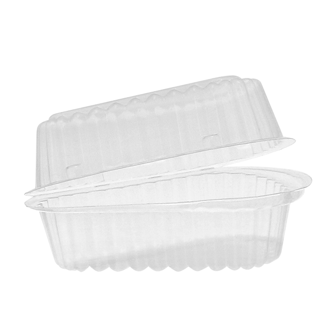 Novolex - Pactiv 6" Hinged Pie Wedge  510 / cs; official manufacturer photograph for YCI890060000