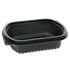 Novolex - Pactiv 12oz Black MFPP Tray Meal Master , 6.13 x 4.88" x 1.63" 232 / cs