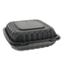Novolex - Pactiv 3 Compartment Large Hinged Cont. Black 120 / cs