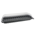 Novolex - Pactiv Full Slab Rib Container & Dome Lid Meal Master 16.6" x 7.3" x 3" Deep 70 / cs