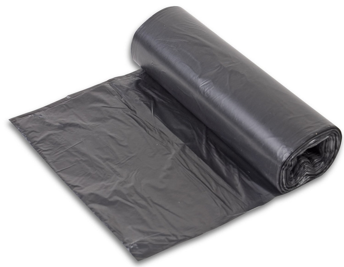 Pitt Plastics 33x40 22mic 33gal Black  200 / cs — Manufacturer Coreless Rolls product-family reference photo. The image illustrates bag appearance; dimensions, thickness and case quantity are specified in this listing. Contents shown are not included.