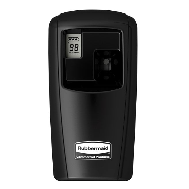 Rubbermaid Microburst 3000 LCD Dispenser Black 1 / ea | Official manufacturer photograph