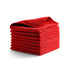 Rubbermaid Light Duty Microfiber Cloth Red, 12" x 12" 24 / pk