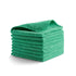 Rubbermaid Light Duty Microfiber Cloth Green, 12" x 12" 24 / pk