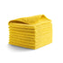 Rubbermaid Light Duty Microfiber Cloth Yellow, 12" x 12" 24 / pk