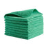 Rubbermaid Microfiber Light Duty Cloth Green, 16" X 16" 24 / pk
