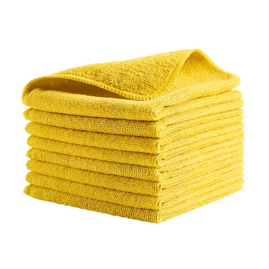 Rubbermaid Microfiber Light Duty Cloth Yellow, 16" X 16" 24 / pk | Official manufacturer photograph