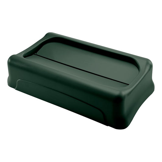 Rubbermaid Slim Jim Swing Lid Green 4 / cs | Official manufacturer photograph