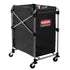 Rubbermaid Collapsible 4 Bushel X-Cart Black, Single Stream 1 / cs