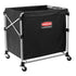 Rubbermaid Collapsible X-Cart Black, 8 Bushel, Single Stream 1 / cs