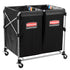 Rubbermaid Collapsible X Cart Black, 8 Bushels, Multi-Stream 1 / cs