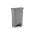 Rubbermaid Slim Jim Step-On Resin Container Gray, 24 Gallon, Front Step 1 / cs