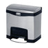 Rubbermaid Slim Jim Step-On Container Black/Stainless Steel, 4 Gallon 1 / cs