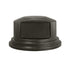Rubbermaid Brute Dome Top Lid 55 Gallon, Black 1 / cs