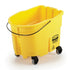 Rubbermaid WaveBrake Bucket & Casters Yellow, 35 Quart 4 / cs
