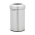 Rubbermaid Refine Waste Container 16 Gallon Round Stainless Steel 1 / cs
