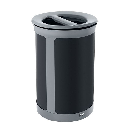 Rubbermaid Enhance Round Dual Stream 23 Gal Pearl Gray Garbage Can 1 / ea | Official manufacturer photograph