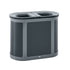 Rubbermaid Enhance Pill Dual Stream 2x23 Gal Pearl Gray Garbage Can 1 / ea