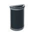 Rubbermaid Enhance Half Round Garbage Can 11.5 Gal Pearl Gray 1 / ea