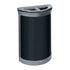 Rubbermaid Enhance Half Round Dual Stream 11.5 Gal Pearl Gray Garbage Can 1 / ea