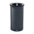 Rubbermaid Enhance Round Dual Stream Garb. Can 33 Gal Jet Black Metallic 1 / ea