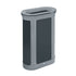 Rubbermaid Enhance Pill Garbage Can 13 Gal Pearl Gray 1 / ea
