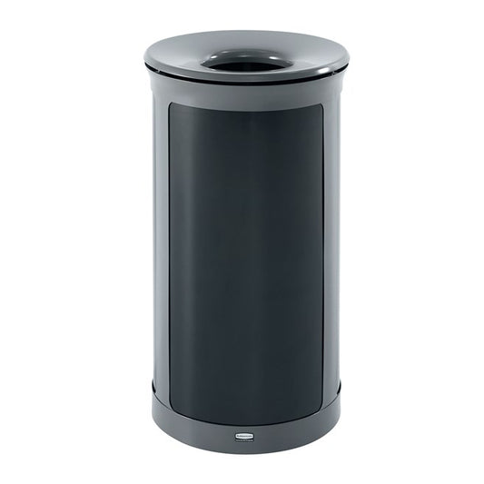 Rubbermaid Enhance Round Garbage Can 33 Gal Pearl Gray 1 / ea | Official manufacturer photograph