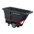 Rubbermaid Brute Rotomolded Tilt Truck Black 0.5 Cubic Yard Heavy Duty 1 / cs