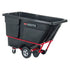 Rubbermaid Rotomolded 1250 lb. Tilt Truck Black, 1 Cubic Yard, Standard Duty 1 / cs
