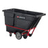 Rubbermaid Rotomolded 2100 lb. Tilt Truck Black, 1 Cubic Yard, Heavy Duty 1 / cs