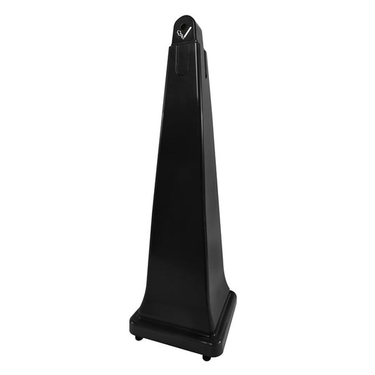Rubbermaid GroundsKeeper Smoking Receptacle Black 1 / cs | Official manufacturer photograph