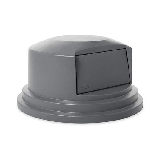 Rubbermaid Brute Dome Top Container Lid Gray, 55 Gallon / 208.2 Liter 1 / cs | Official manufacturer photograph