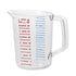 Rubbermaid Bouncer Measuring Cup Clear, 1 Quart / 0.9 Liter 6 / cs