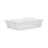 Rubbermaid Food Storage Tote Box Clear, 8.5 Gallon, 26" X 18" X 6" 6 / cs