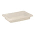 Rubbermaid Food / Tote Box 2 Gallon 18" x 12" x 3.5" White 6 / cs