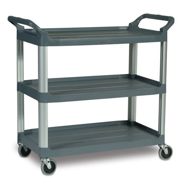 XTRA™ UTILITY CART, OPEN SIDED, 300 LB. CAPACITY, GRAY | Official exact-model photograph; listing pack quantity remains as stated.