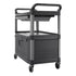 Rubbermaid Serice Cart w/ Lockable Doors & Sliding Drawer, Gray, 300 Lb Cap. 1 / cs