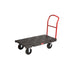 Rubbermaid Heavy-Duty Platform Truck Black, 24" X 48", w/ 8" TPR Casters 1 / cs