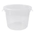 Rubbermaid 6 QT Round Storage Container Clear 12 / cs