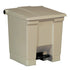 Rubbermaid Step-On Container Beige, 8 Gallon 1 / cs