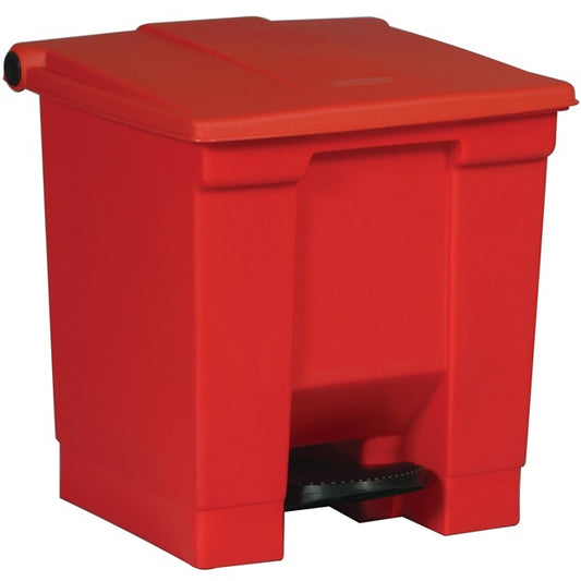 LEGACY STEP-ON CONTAINER 8 GAL RED | Official exact-model photograph; listing pack quantity remains as stated.