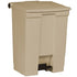 Rubbermaid Step-On Container Beige, 18 Gallon / 68.1 Liter 1 / cs