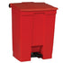 Rubbermaid Step-On Container 18 Gallon, Red 1 / cs