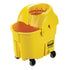 Rubbermaid WaveBrake Institution Combo Yellow, 35 Quart, Bucket & Wringer 1 / cs