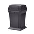 Rubbermaid Ranger Classic Waste Container Black, 45 Gallon / 170L, w/ 2 Doors 1 / cs