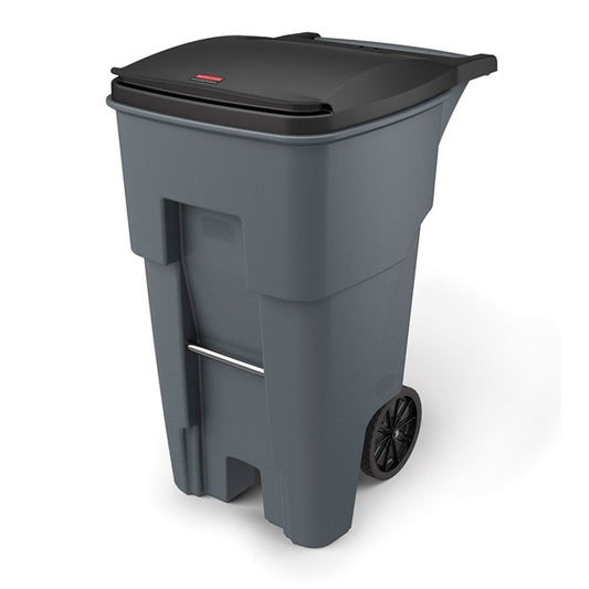 ROLLOUT CONTAINER 65 GAL GRAY | Official exact-model photograph; listing pack quantity remains as stated.