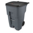 Rubbermaid Brute Rollout Waste Container Gray, 95 Gallon / 360 Liter, w/ Lid 1 / cs