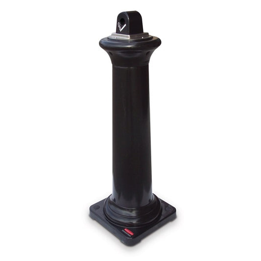 GROUNDSKEEPER® TUSCAN RECEPTACLE BLACK | Official exact-model photograph; listing pack quantity remains as stated.