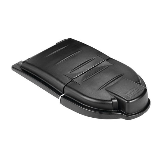 Rubbermaid Executive Series Mega Brute Lid Mobile Collector, Black 1 / cs | Official manufacturer photograph